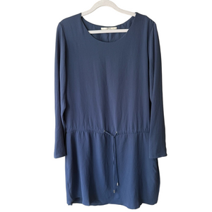 Only Blue Long Sleeve Crew Neck Dress Women’s 38